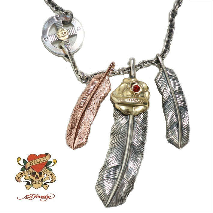 楽天市場】Ed Hardy ネックレス エドハーディー ペンダント