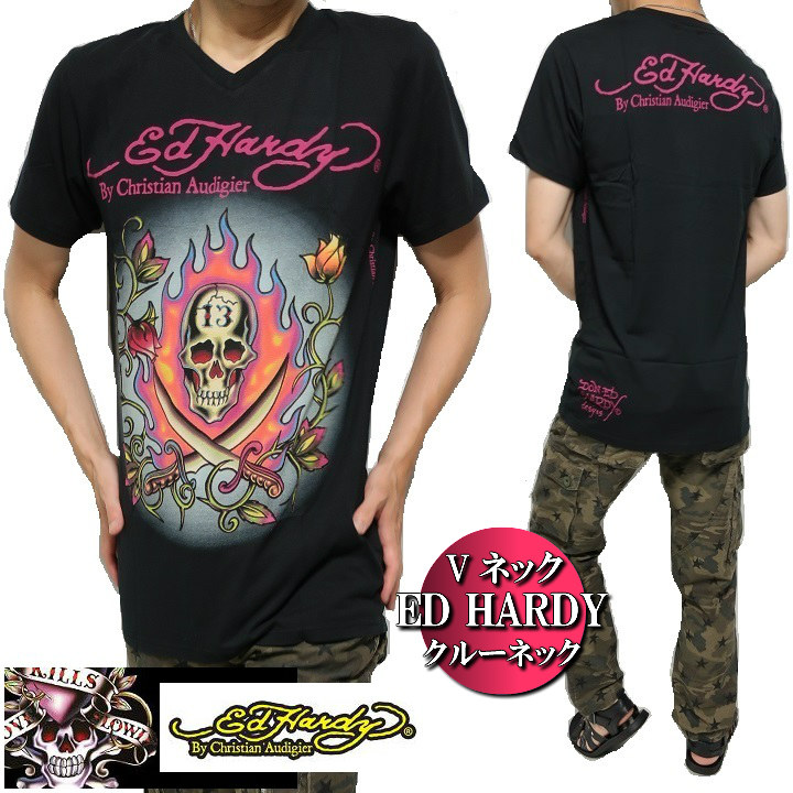 Ed Hardy Vネック Tシャツ ピチt 楽天市場】エドハーディー By クリスチャン・オードジェー Ed