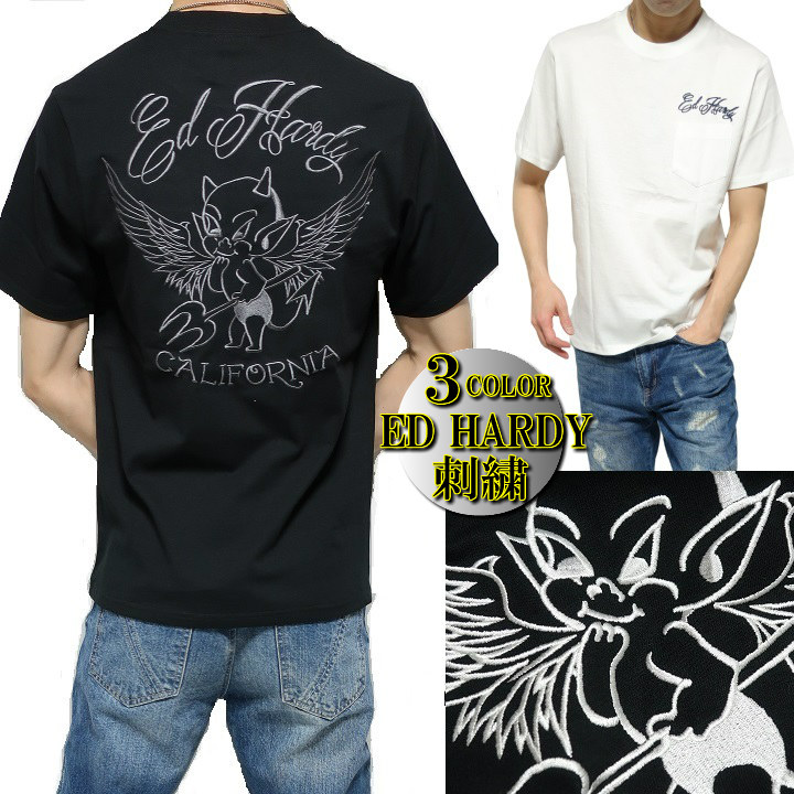 楽天市場】エドハーディー/Ed Hardy 半袖Tシャツ メンズ V