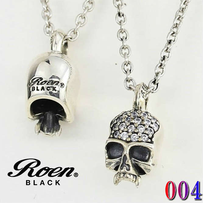 Roen スカル　 ネックレス 楽天市場】Roen BLACK/ロエンブラック スカルチャームネックレス