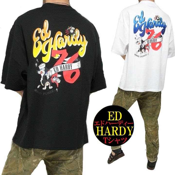楽天市場】エドハーディー/Ed Hardy 半袖Tシャツ メンズ V