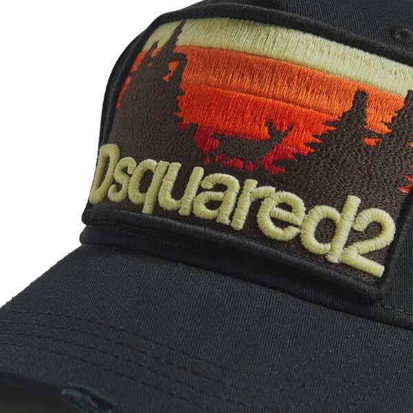 DSQUARED2 ディースクエアード メンズ CAP キャップ 帽子 刺繍 野球帽