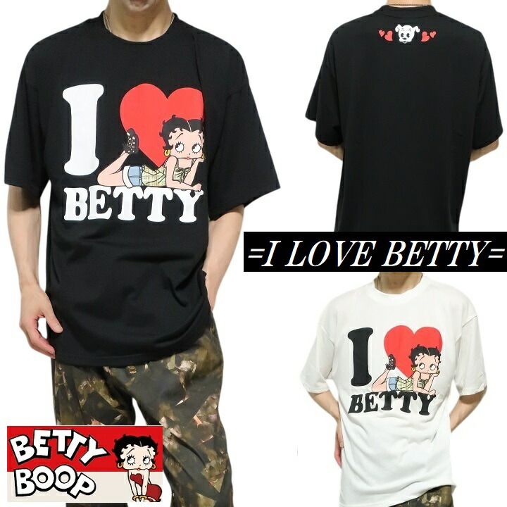 オフィシャル★Betty Boop Tシャツ ベティちゃん ベティブープ ベティブープ 七分丈Tシャツ ベティちゃん 七分 ベティー L 02