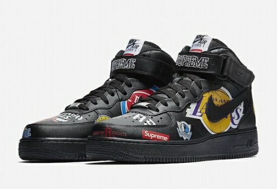 シュプリーム ナイキ スニーカーNIKE Supreme × NIKE AIR FORCE 1 MID ’07（クロ）