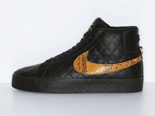 SUPREME × NIKE SB BLAZER MID BLACK