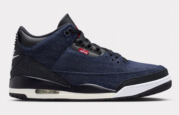LEVI'S × NIKE AIR JORDAN 3 DENIM/INFRARED 23