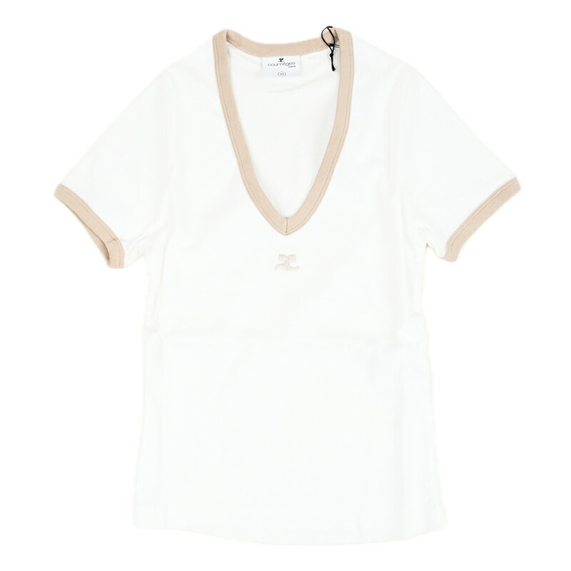 楽天市場】COURREGES クレージュ シグニチャーコントラスト半袖Tシャツ