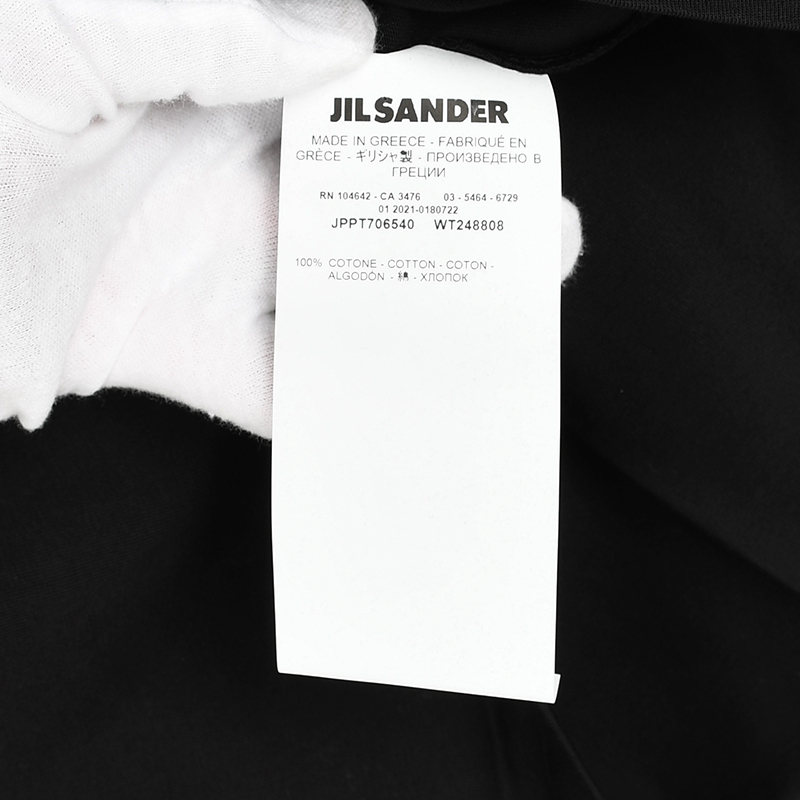 超格安一点 JIL SANDER ジルサンダー レディース ブラックTシャツ 3枚セット JPPU706540 WU248808イタリア正規品 新品  somardistribuidora.com