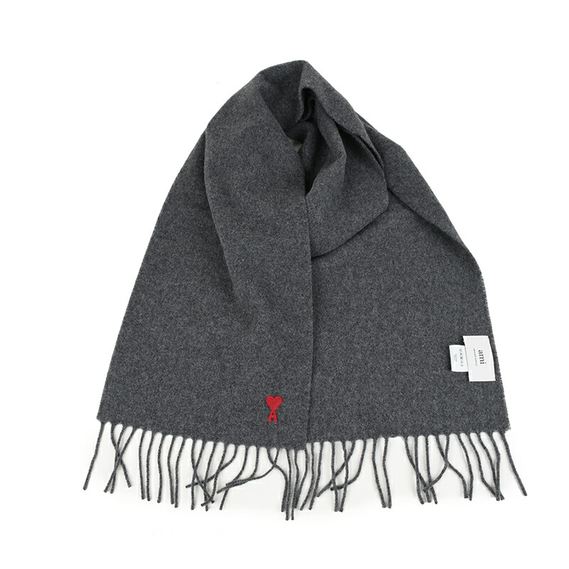 楽天市場】アミパリス AMI PARIS マフラー AMI DE COEUR LEATHER