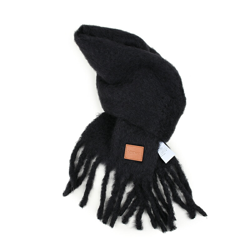 楽天市場】LOEWE ロエベ アナグラム グレーウールモヘアマフラー