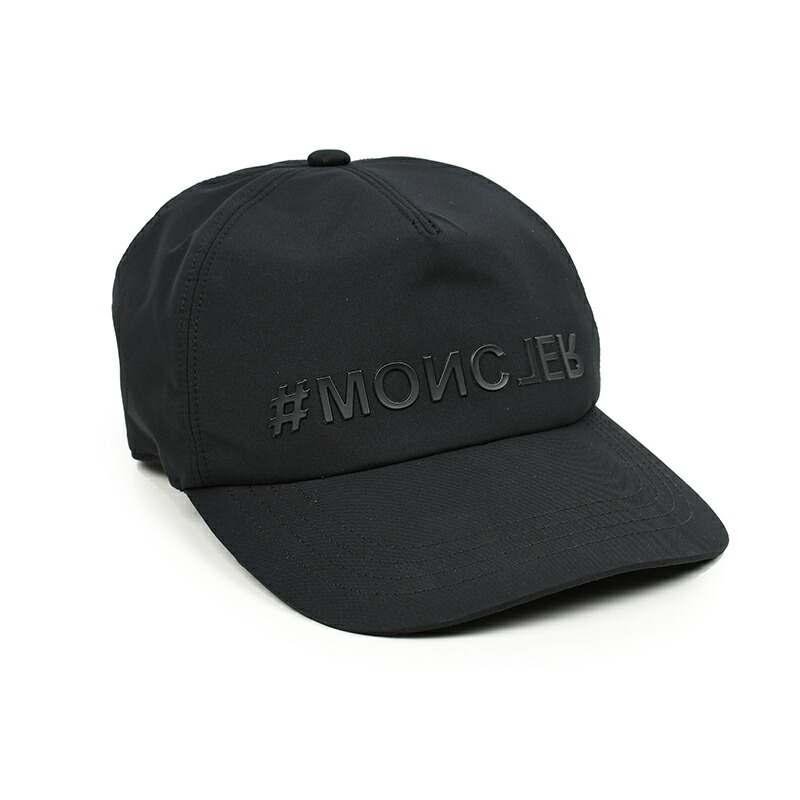 MONCLER GRENOBLE キャップ 帽子 ベースボールキャップ ブラック モンクレール キャップ 3B00002 54AL5 999 帽子 ベースボール