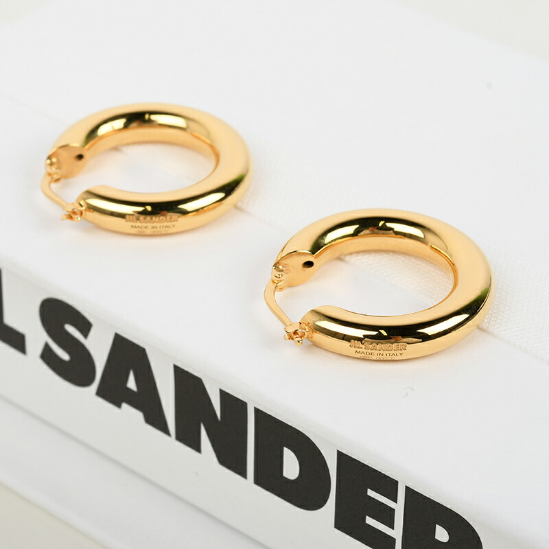 JIL SANDER ジルサンダー フープピアス イタリア正規品 JSWU837173 WUS84002 710 新品