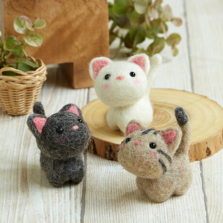 羊毛フェルト 猫 ハンドメイド チョコぷりん 羊毛フェルト 猫 ハンドメイド チョコぷりん ◾羊毛フェルトの