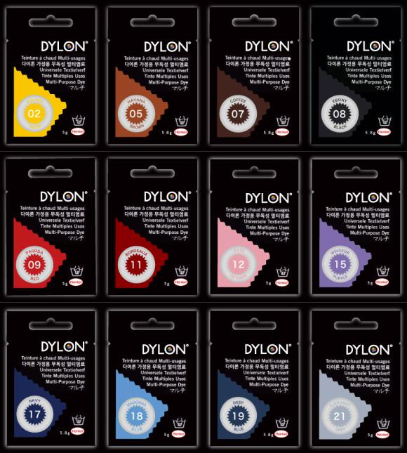 楽天市場 Dylon ダイロン マルチ 湯染め 染料 染め粉 お湯 湯染 衣類 繊維用染料 繊維 染色 衣類 布 生地 Tシャツ Yシャツ こども服 子供服 綿 麻 毛 絹 天然繊維 ナイロン レーヨン 手芸のハグルマ