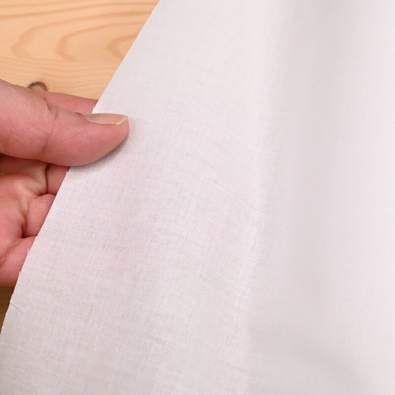 【楽天市場】キャラコ 布 生地 (50cm単位) 10000 白 ホワイト 平織 糊付 のりつき 綿 コットン ゼッケン ぜっけん 横断幕 ...