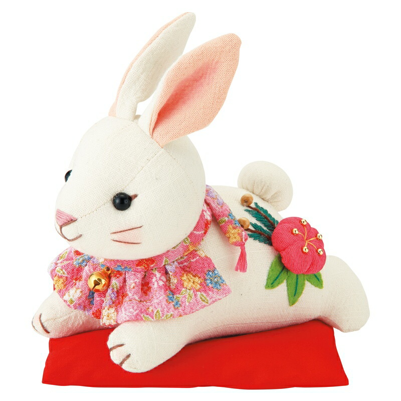 オカザキハルミ様 / 人気作家作品 / ローイヤップウサギ うさぎオルゴールドール『花みやび 花づくし』回転型 | ジェニー