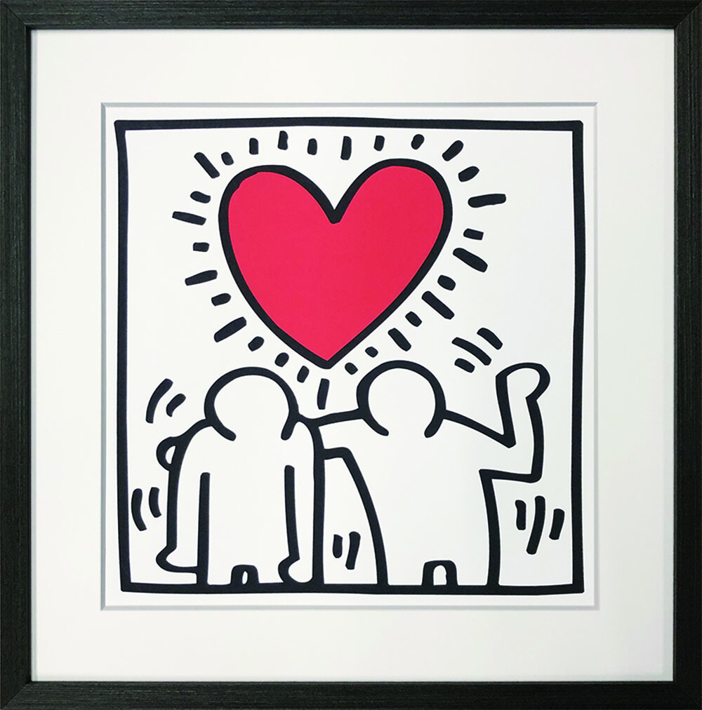 作物一こま キース・ヘリング Keith Haring Untitled (be mine), 1987 ニューヨーク州 作物 ポップアート キース・ヘリング ハート型 思いおよぶ キース・ヘリング 2人の重要人物 ハート型 Keith Haring キース・ヘリング 張り出し 真っ赤ハート型 キース・ヘリング ハート型 作物一こま
