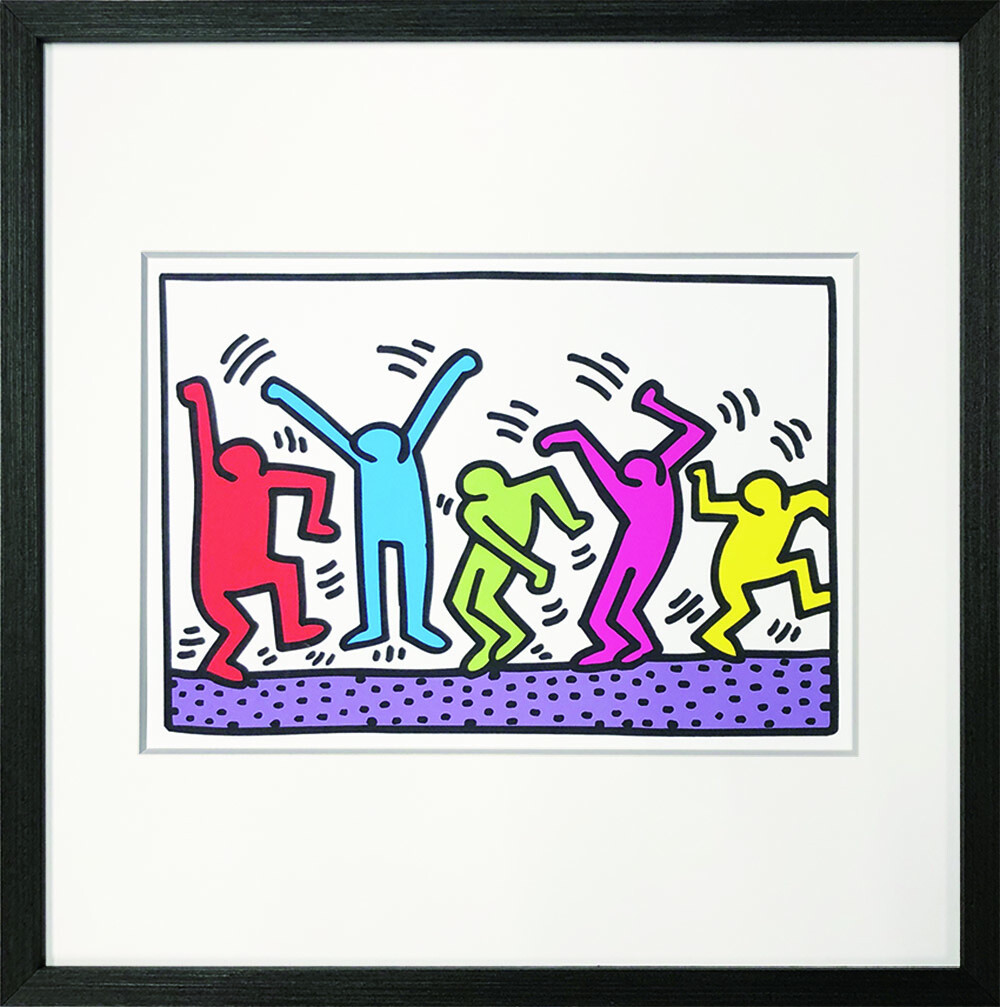 作物一こま キース・ヘリング Keith Haring Untitled dance キース・ヘリング 1980年月日 ニューヨーク州 作物 ポップアート キース・ヘリング 社交ダンス キース・ヘリング 5つの図形 キース・ヘリング 社交ダンス 派手 キース・ヘリング 御居処跳ねる培養
