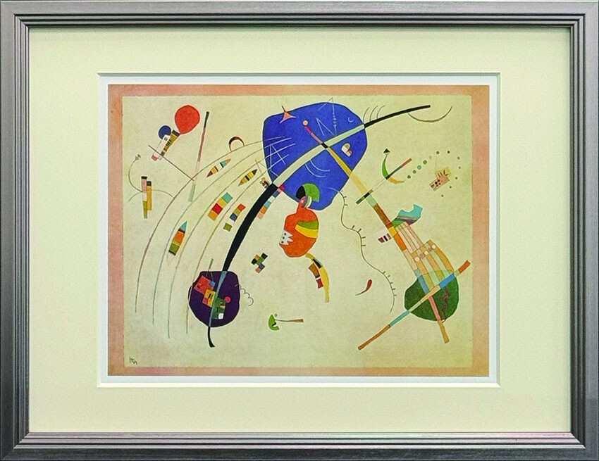 【名画アート】Wassily Kandinsky 青に向かって,1939 S(SV) カンディンスキー 抽象芸術 音楽 カンディンスキー パリ時代 特徴 抽象絵画 構成主義 バウハウス カンディンスキー 点・線・面 カンディンスキー 色彩論 青|ハンガーラック&収納アップのお店