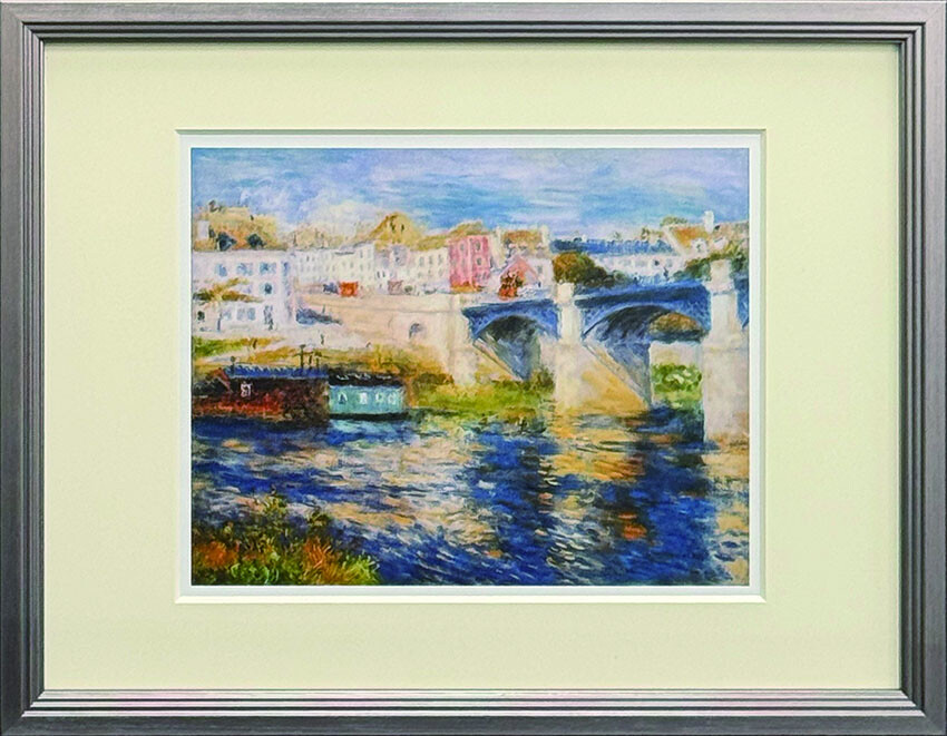 【名画アート】ピエール=オーギュスト・ルノワール Pierre-Auguste Renoir シャトーの橋 S(SV) フランス パリ セーヌ川 ルノワール ポン・ヌフ ルノワール 1872年 パリ 風景画 キャンバスアート ルノワール 風景 Le Pont-Neuf Renoir|ハンガーラック&収納アップのお店