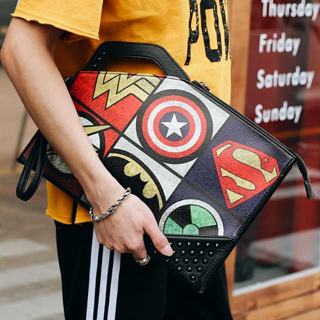 クラッチバッグ メンズ レディース バッドマン クラッチバッグ ...