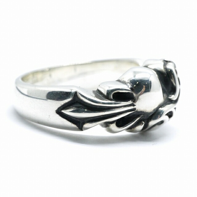 楽天市場】ハートリング フローラルクロス 指輪 シルバー925 メンズ