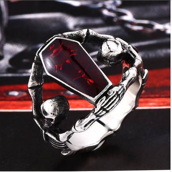 楽天市場】指輪 メンズ リング スカル 骸骨 シルバーリング リング