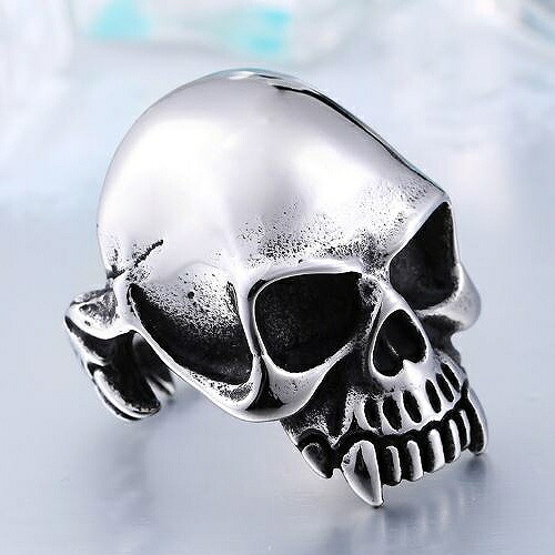 楽天市場】スカル リング メンズ シルバーリング スカルリング 指輪