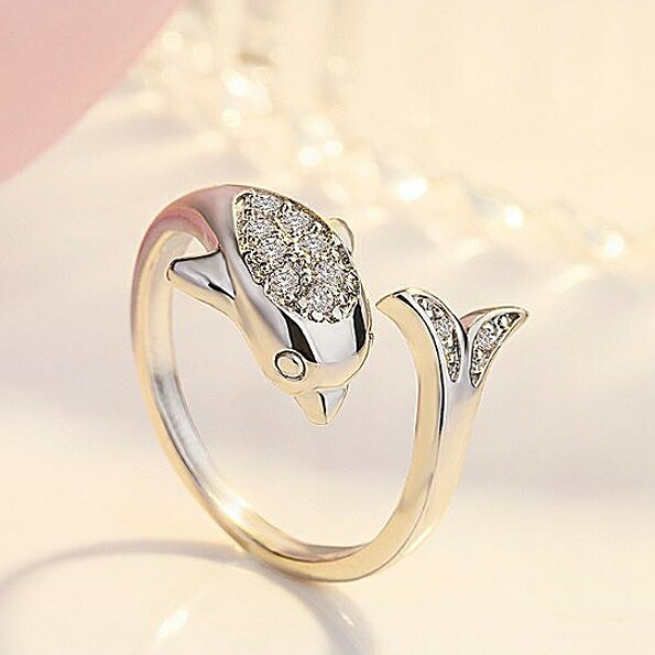 楽天市場】ハワイアンジュエリー イルカ ドルフィンリング リング 指輪