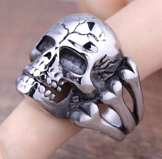 楽天市場】指輪 メンズ リング スカル 骸骨 シルバーリング リング