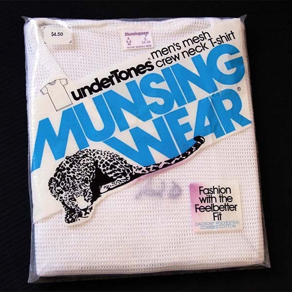 デッドストック★70s USA製 Munsingwear メッシュTシャツ 白 S【中古】 8,500円