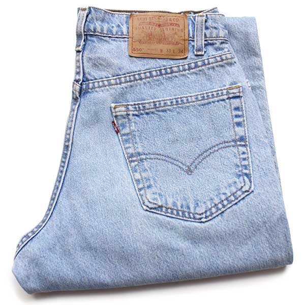 楽天市場】00s メキシコ製 Levi'sリーバイス 550 デニムパンツ アイス