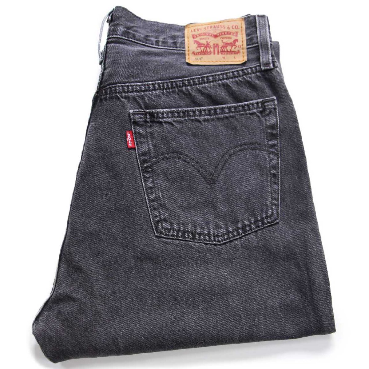 Levi'sリーバイス 501 カットオフ ブラック デニムパンツ W30★SDP4393【中古】
