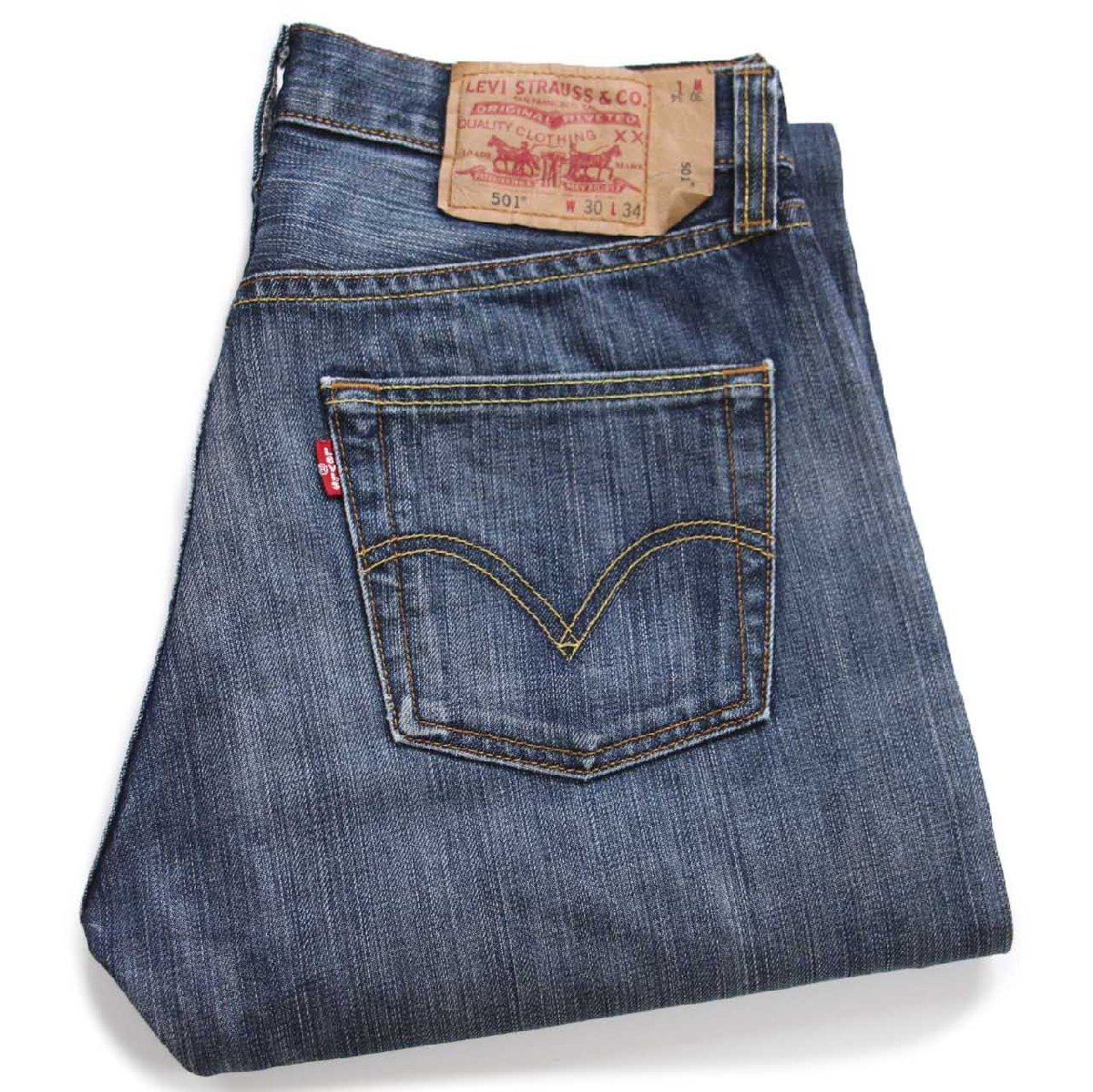 ポーランド製 Levi'sリーバイス 501 USED加工 デニムパンツ W30★SDP4391 ユーロ【中古】