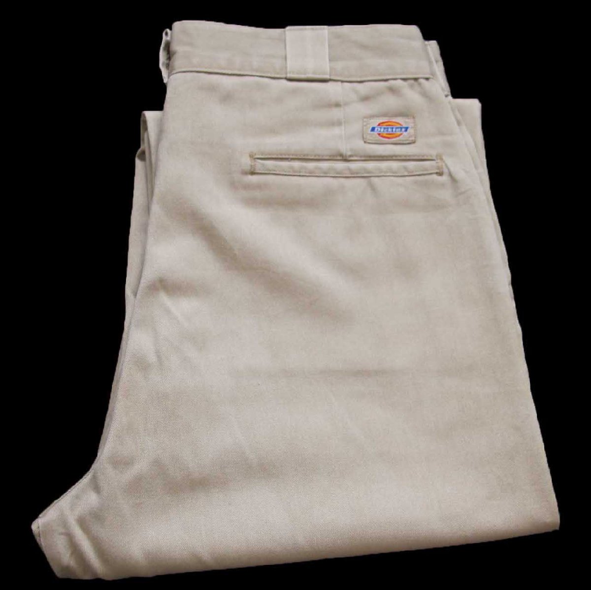 \u003cBR\u003e90s Dickiesディッキーズ ワークパンツ カーキ W33★874【中古】