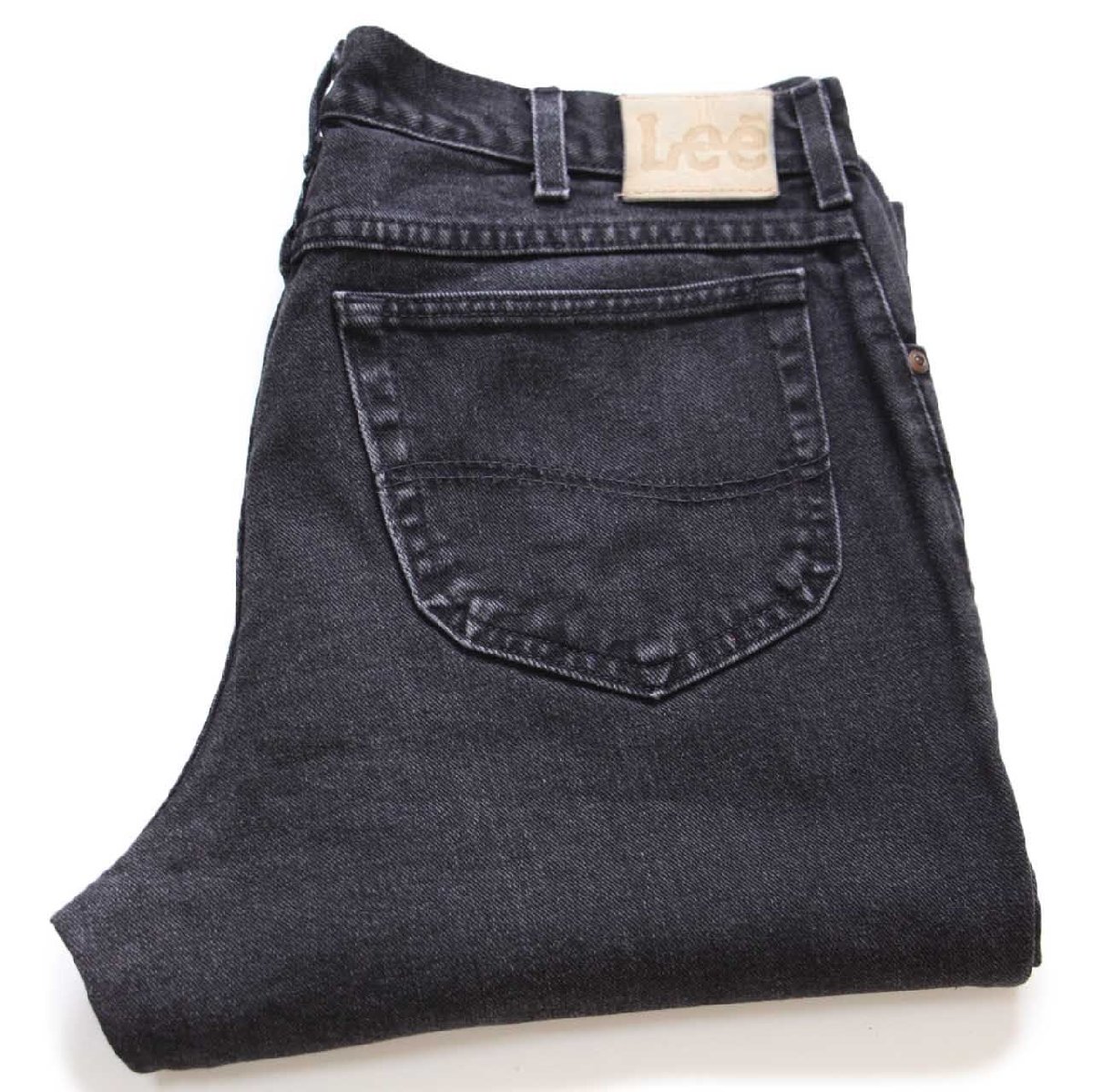 00s Leeリー ブラック デニムパンツ W36★SDP4399【中古】