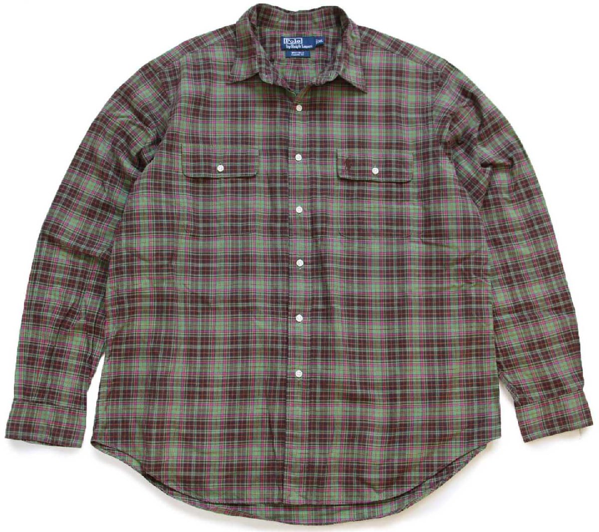 \u003cBR\u003e00s ポロ ラルフローレン WHITFIELD CLASSIC FIT 読み合わせる 綿織物プルオーバー XL【中古】