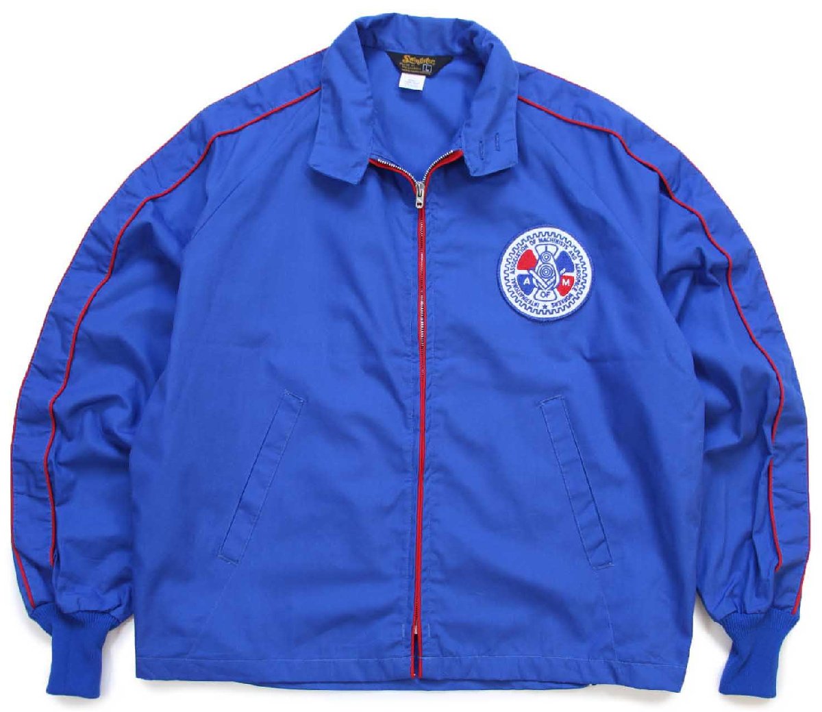 70s Swingster INTERNATIONAL ASSOCIATION OF MACHINISTS AND AEROSPACE WORKERS パッチ付き ジャケット 青 L【中古】 8,880円