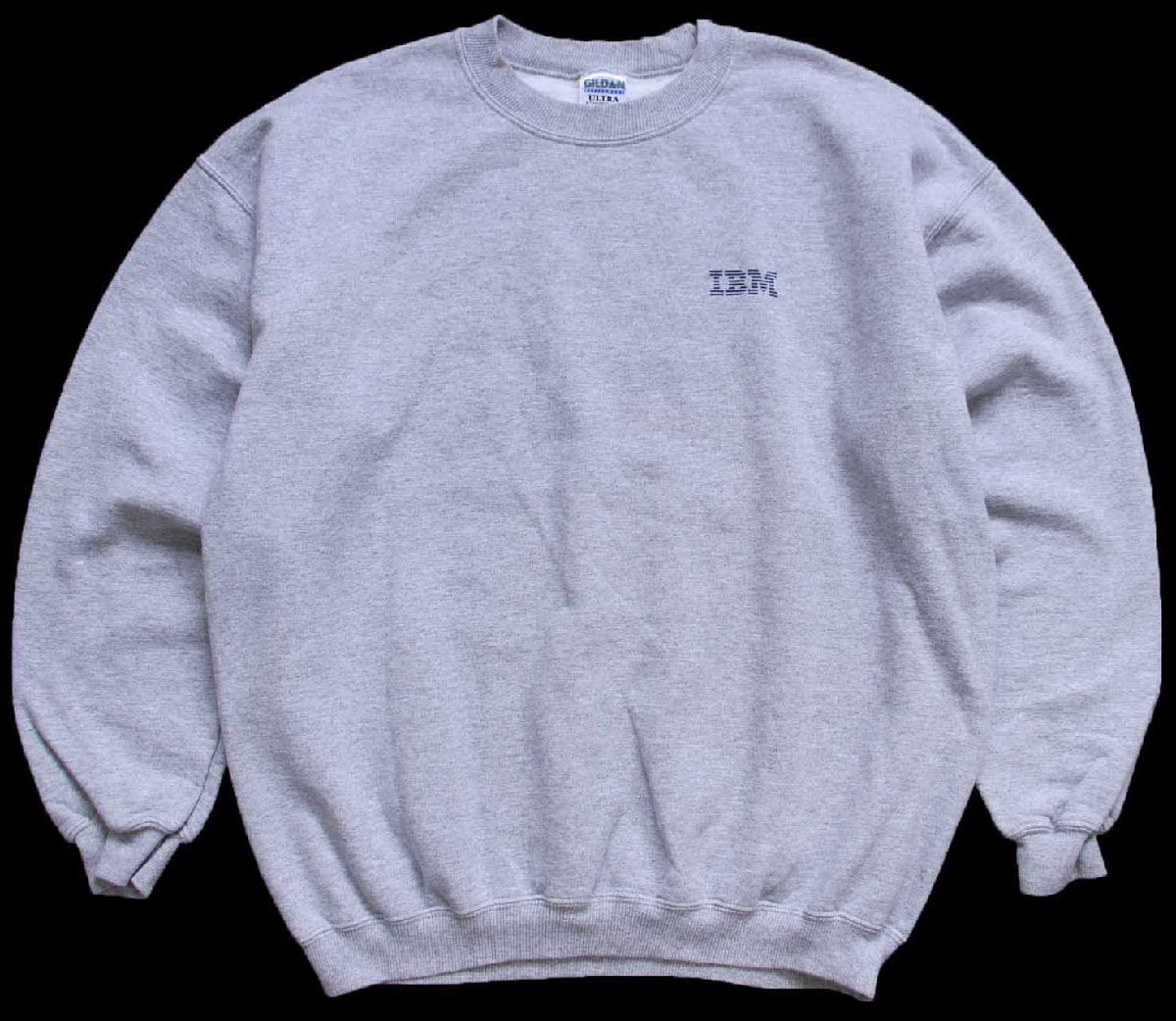 \u003cBR\u003e00s IBM ロゴタイプ 流汗 杢薄墨色 L【中古】