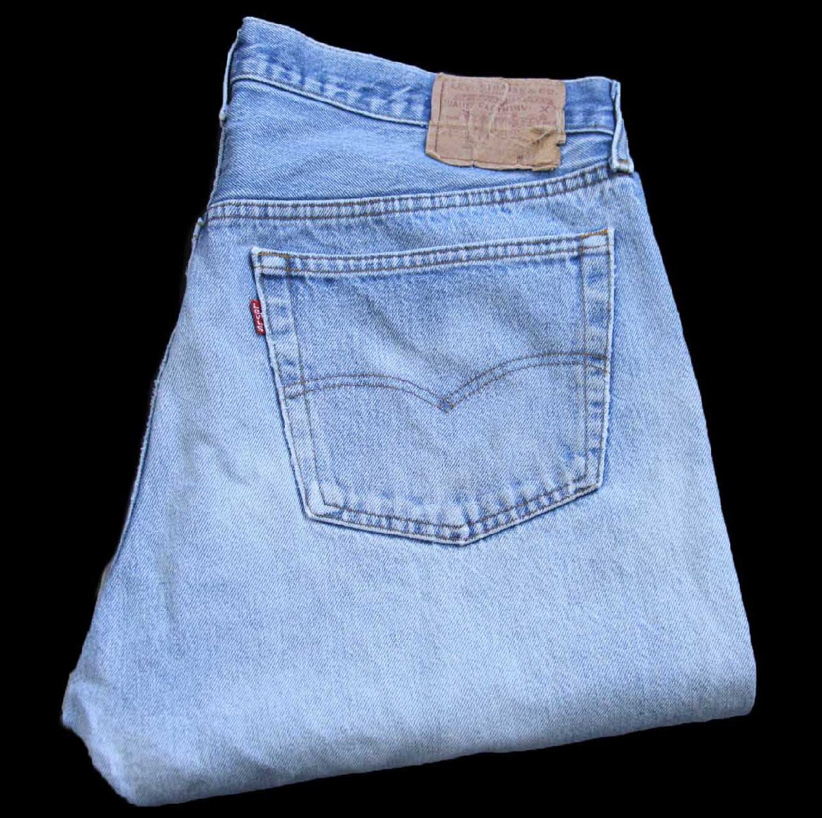 \u003cBR\u003e80s USA製 Levi\u0027sリーヴァイズジーンズ 501 不都合 ジーンズズボン下 W36【中古】