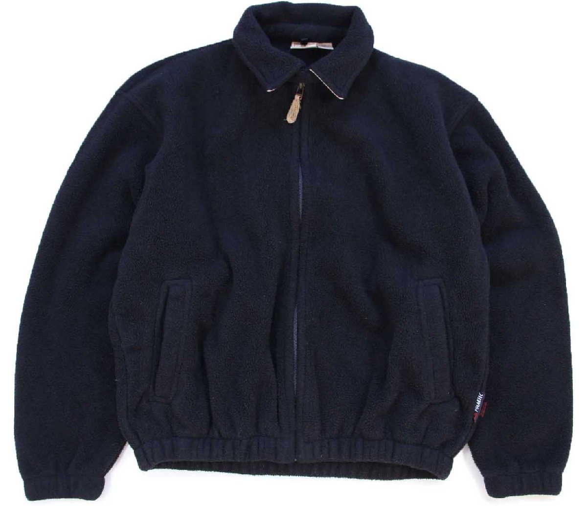 \u003cBR\u003e00s Woolrich羊毛資産家 無地 頤同盟罷業付き添い人 POLARTEC フリースジャケット 黒 M【中古】