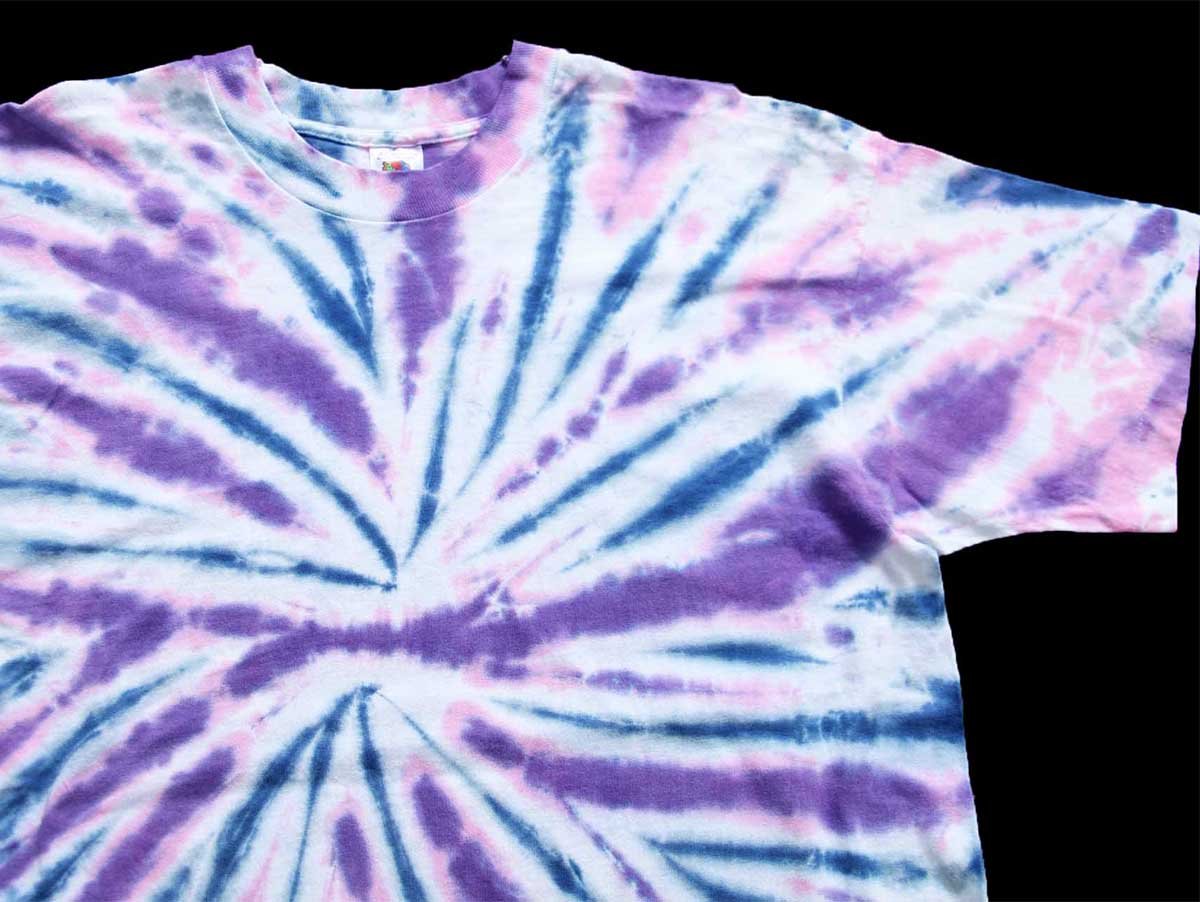 90s USA製 タイダイ染め コットンTシャツ XL【中古】