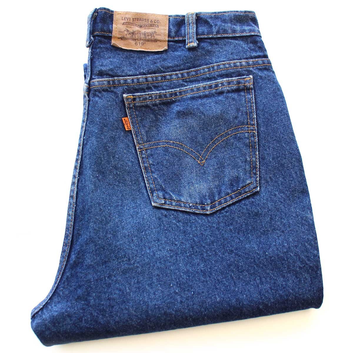 90s カナダ製 Levi\'sリーバイス 619 デニムパンツ W38 L30★SDP4299【中古】