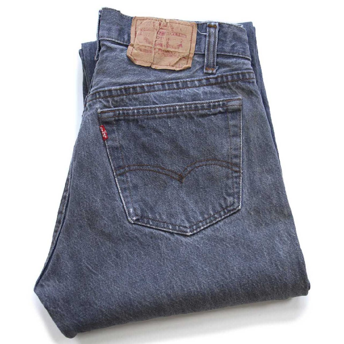 sk　88年製 505 先染めブラック W36 L30 USA 80s Levis 505 Black Denim Pants 先染め | VOSTOK