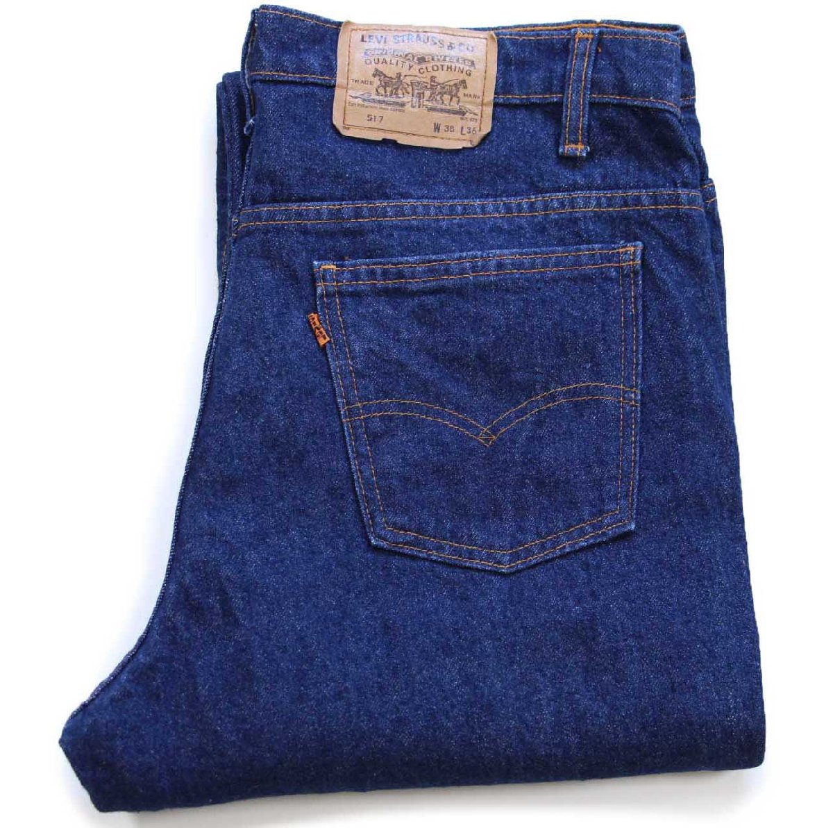 80s カナダ製 Levi'sリーバイス 517 デニムパンツ W38 L36★98 ブーツカット【中古】