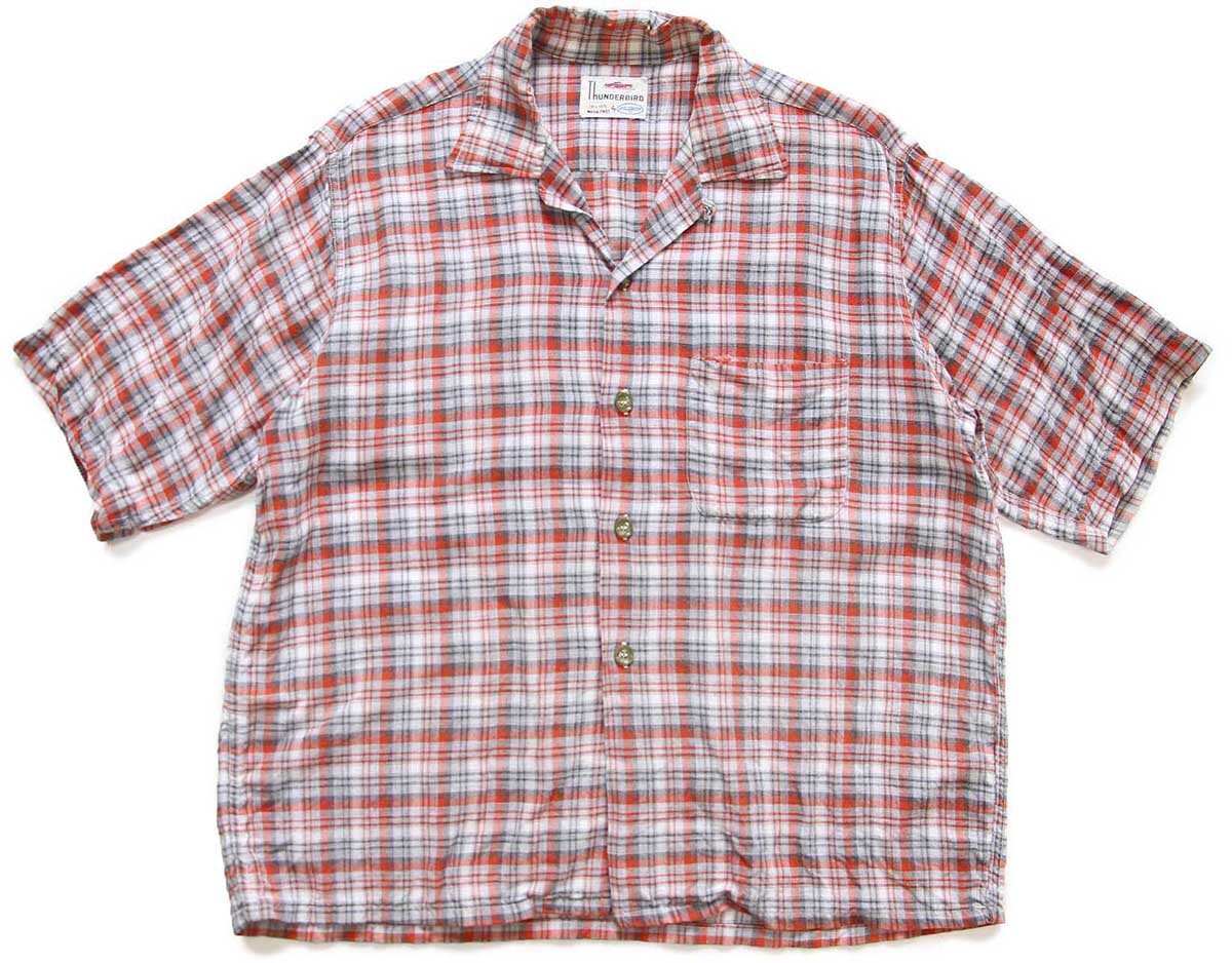 楽天市場】50s PILGRIM Rayon Open Collar L/S Shirt ピンク L