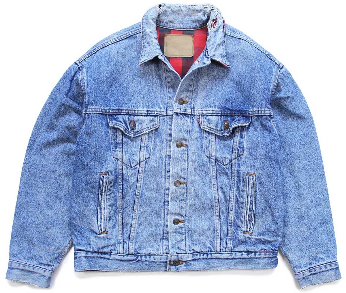 楽天市場】90's Levi's 70417 Flannel Lined Denim Jacket (90年代