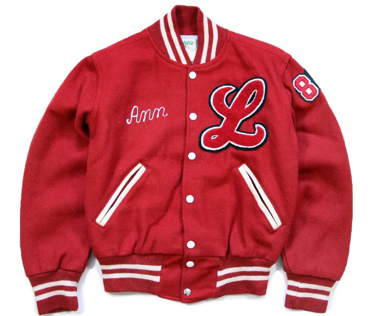 楽天市場】80年代 MAPLE バックチェーン刺繍 コーデュロイスタジャン