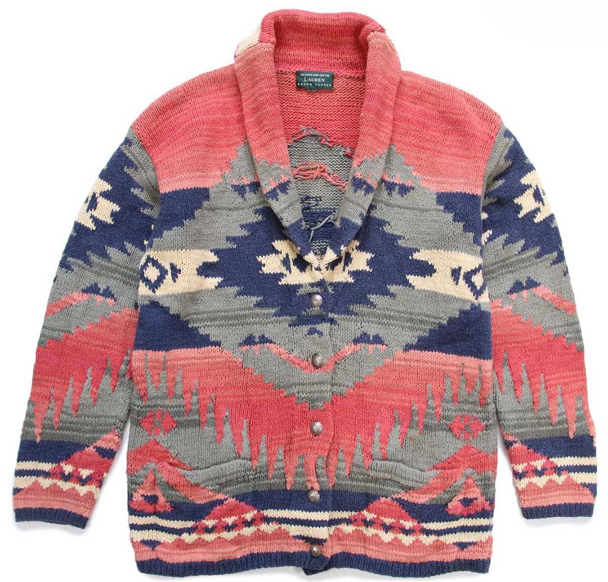 楽天市場】【名作】RALPH LAUREN 【ハンドニット ネイティブ ショール