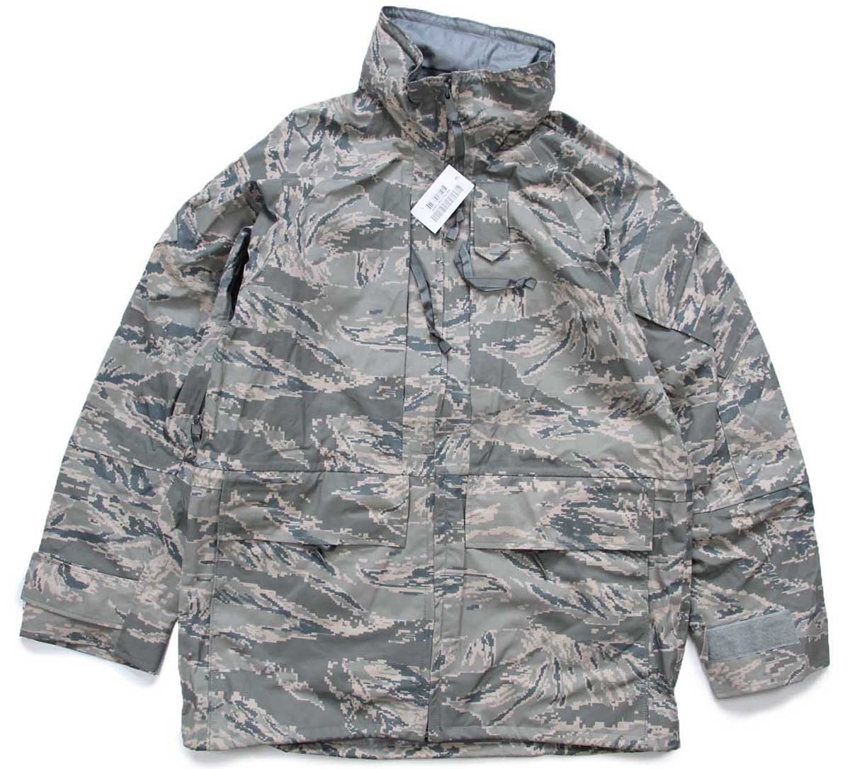 <br>デッドストック★00s 米軍 USAF APECS ABU デジタル タイガーカモ GORE-TEX ゴアテックスパーカー S-R★06【中古】
